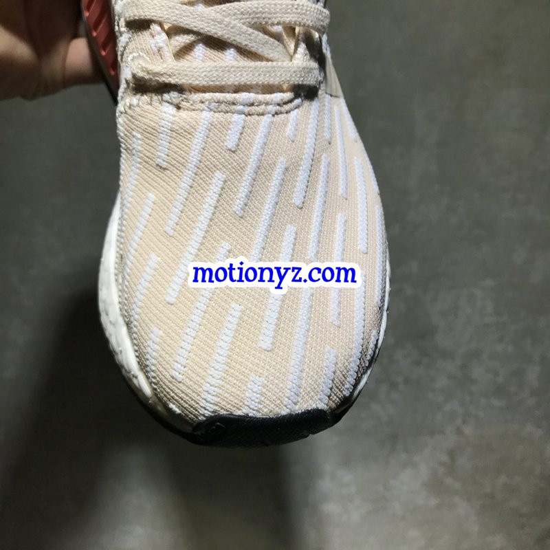 Real Boost Adidas NMD R2 PK Linen White